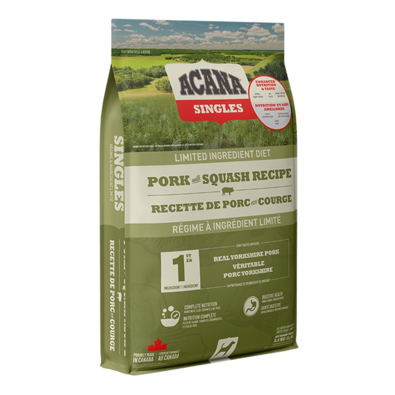 ACANA LID PORK WITH SQUASH RECIPE DRY FOOD