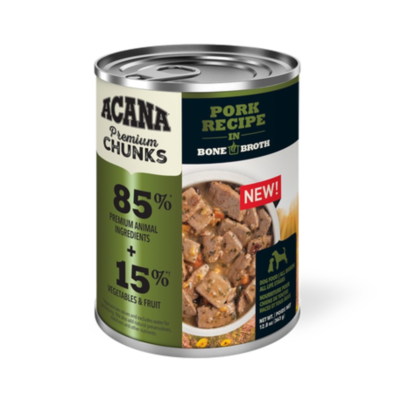 ACANA PREMIUM CHUNKS PORK RECIPE IN BONE BROTH