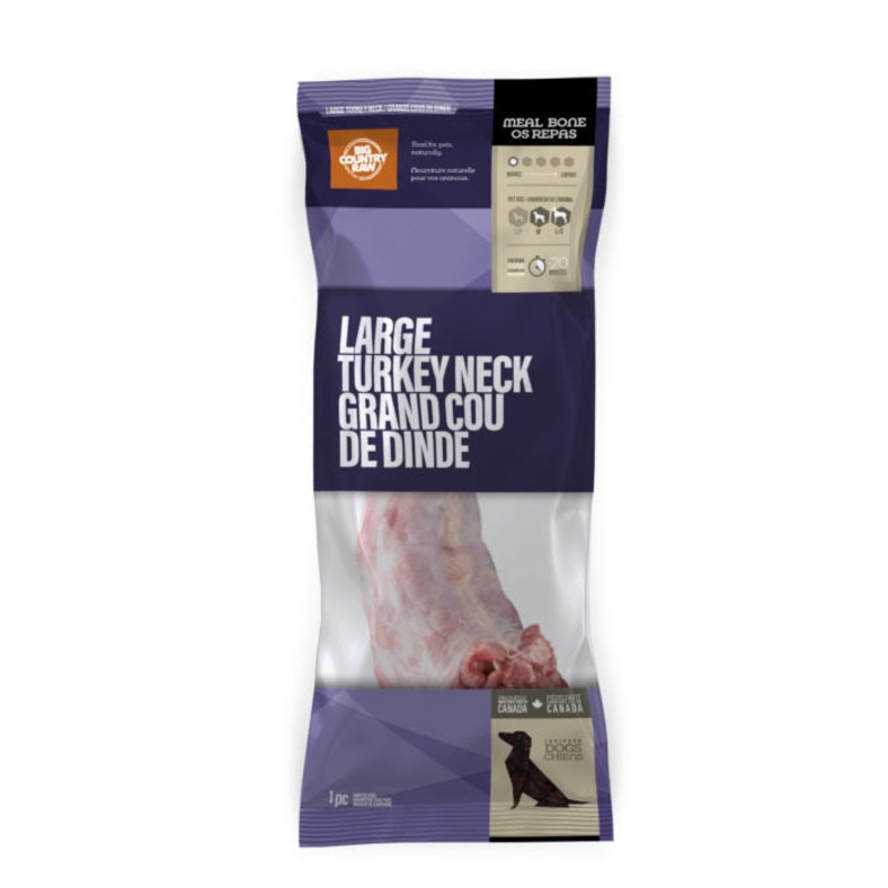 BIG COUNTRY RAW BONES - Turkey Neck Large  1 Pc