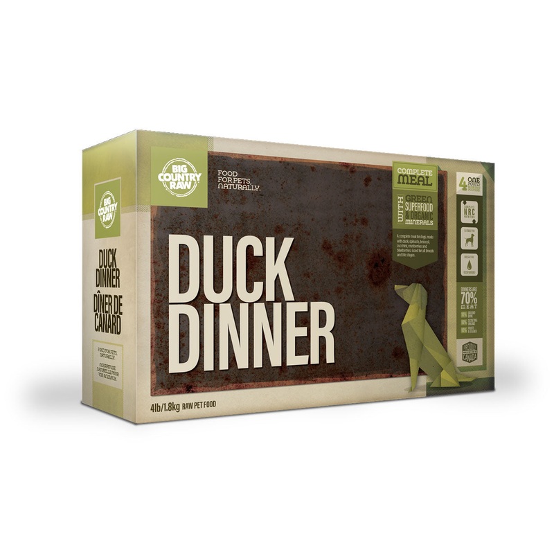 BIG COUNTRY RAW DINNER CARTON - DUCK