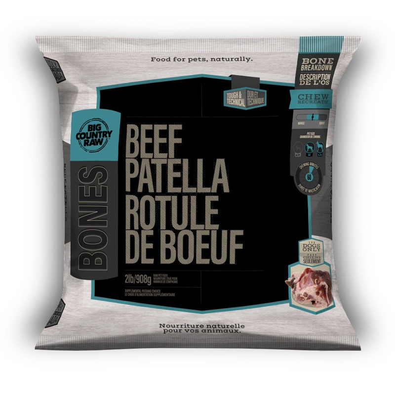 BIG COUNTRY RAW MEATY BONES - BEEF PATELLA BONE