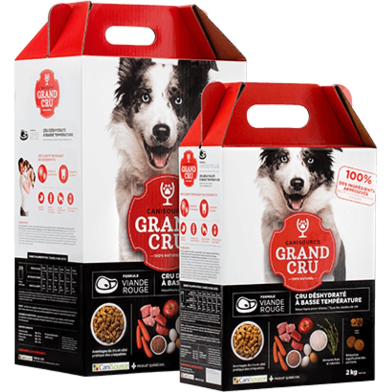 CANISOURCE RAW DEHYDRATED DOG FOOD : RED MEAT