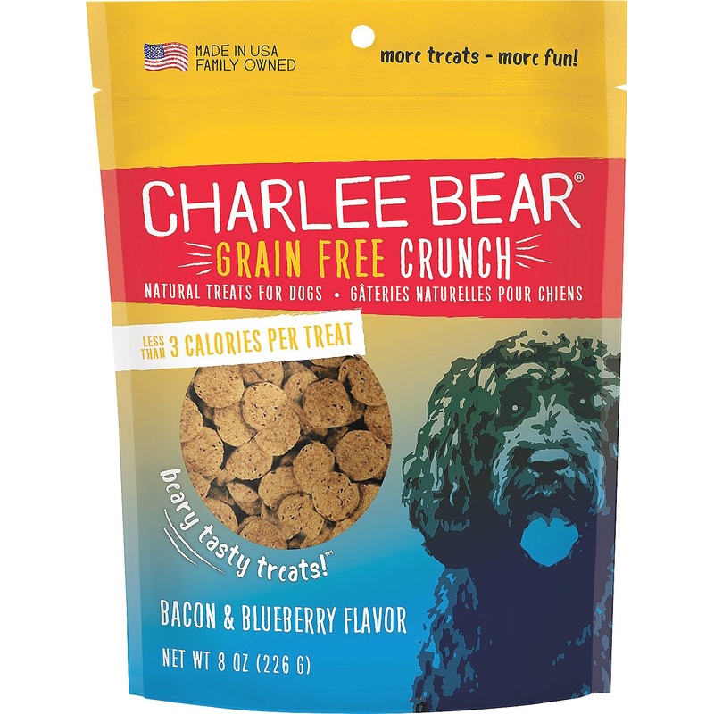 Charlee Bear Crunch Grain Free Bacon & Blueberry 8oz