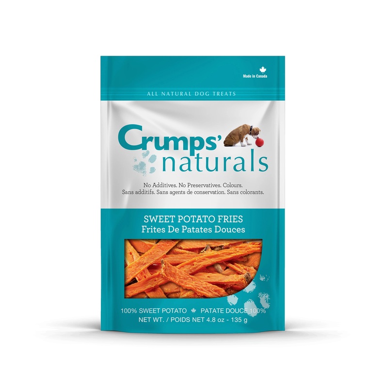 CRUMPS NATURALS SWEET POTATO FRIES DOG TREATS