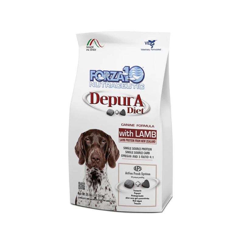 FORZA10 NUTRACEUTIC ACTIVE DEPURA DIET LAMB DRY DOG FOOD