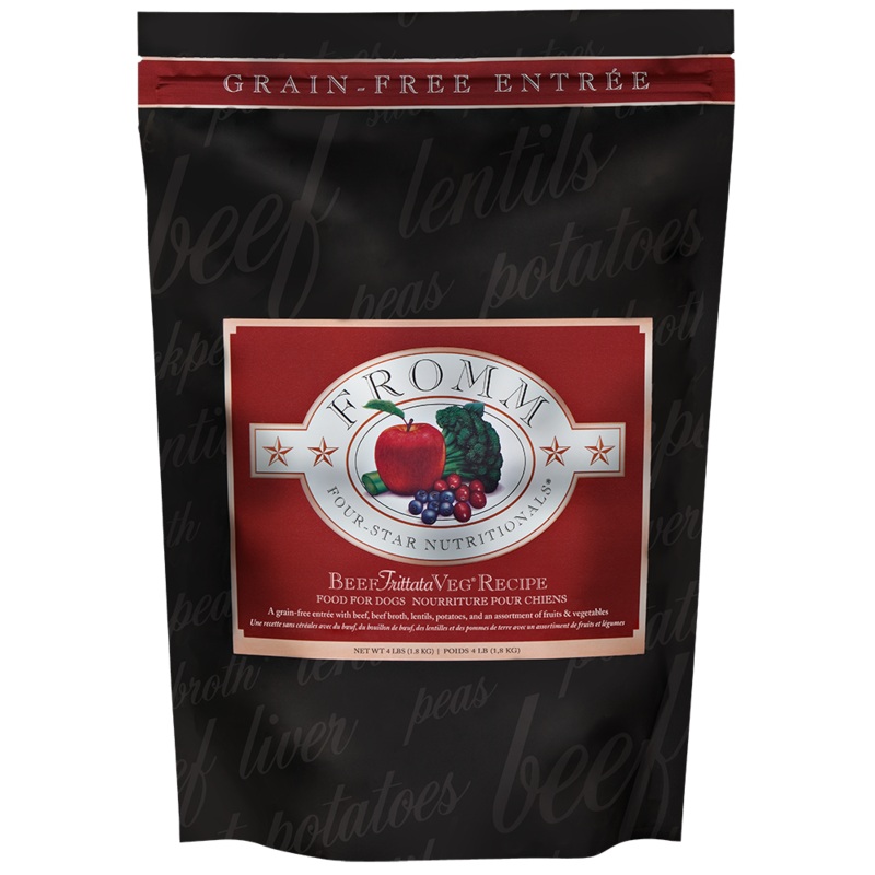 FROMM FOUR STAR BEEF FRITTATA VEG RECIPE DOG FOOD