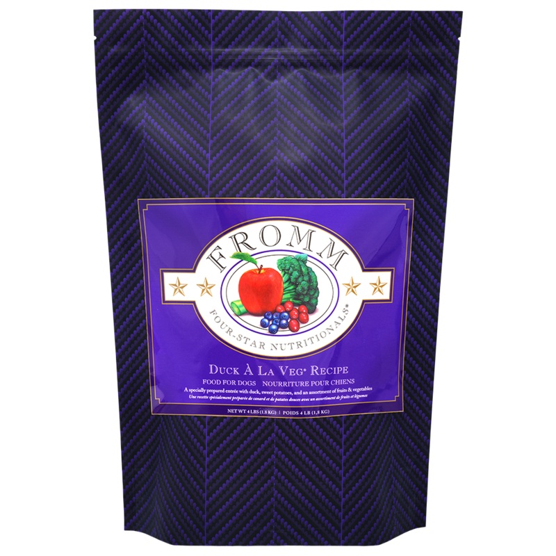 FROMM FOUR STAR DUCK  LA VEG RECIPE DOG FOOD