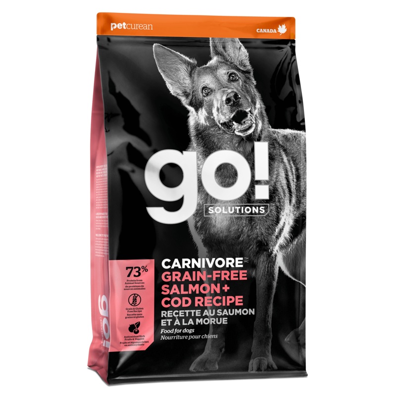 GO! SOLUTIONS CARNIVORE GRAIN-FREE SALMON + COD RECIPE FOR DOGS