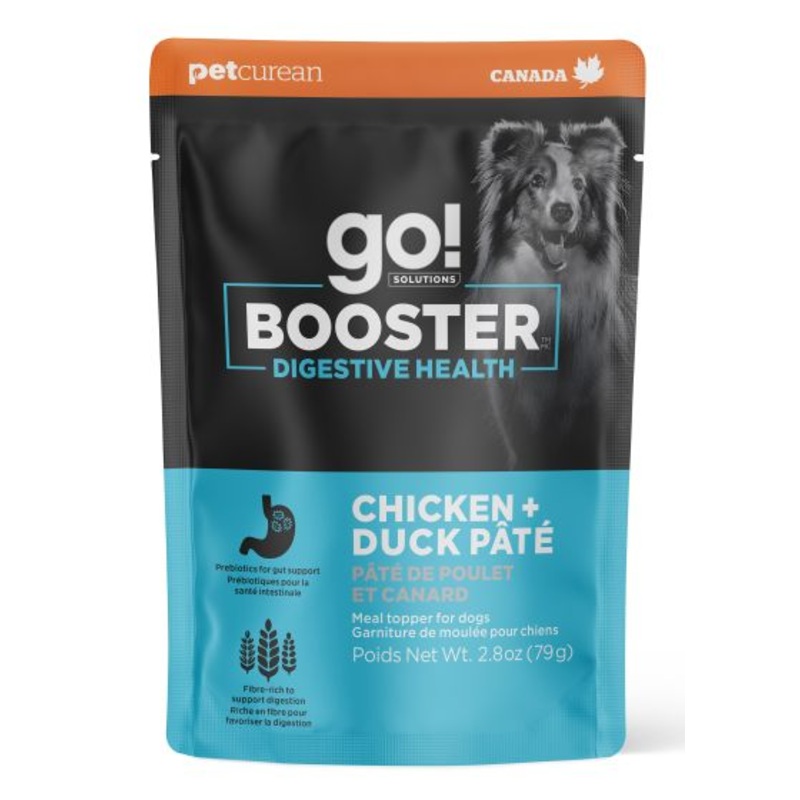 GO! SOLUTIONS DIGESTIVE HEALTH CHICKEN + DUCK PT BOOSTER FOR DOGS