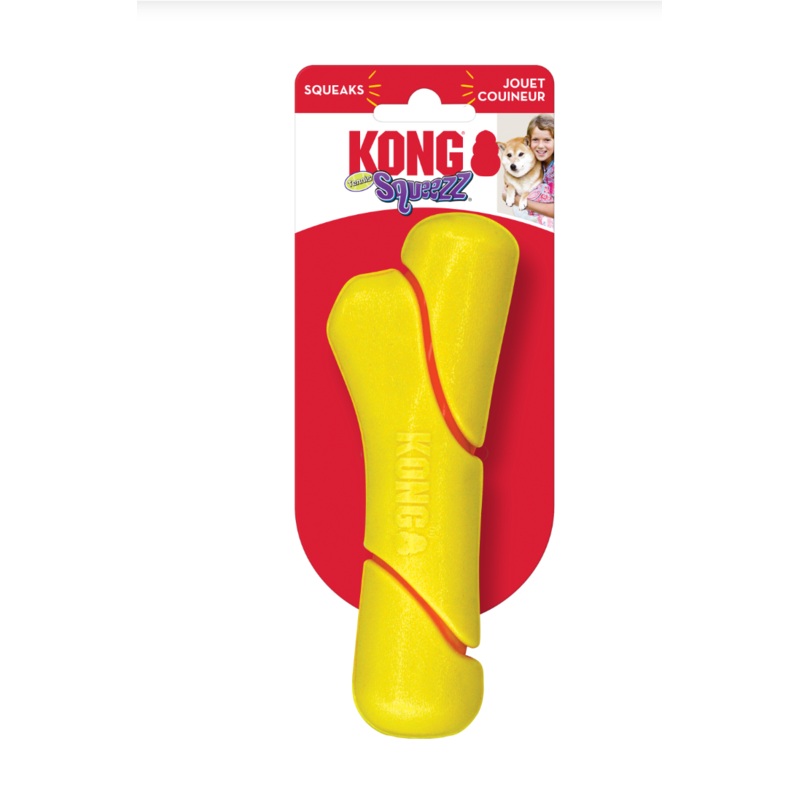 KONG SQUEEZE STICK DOG TOY