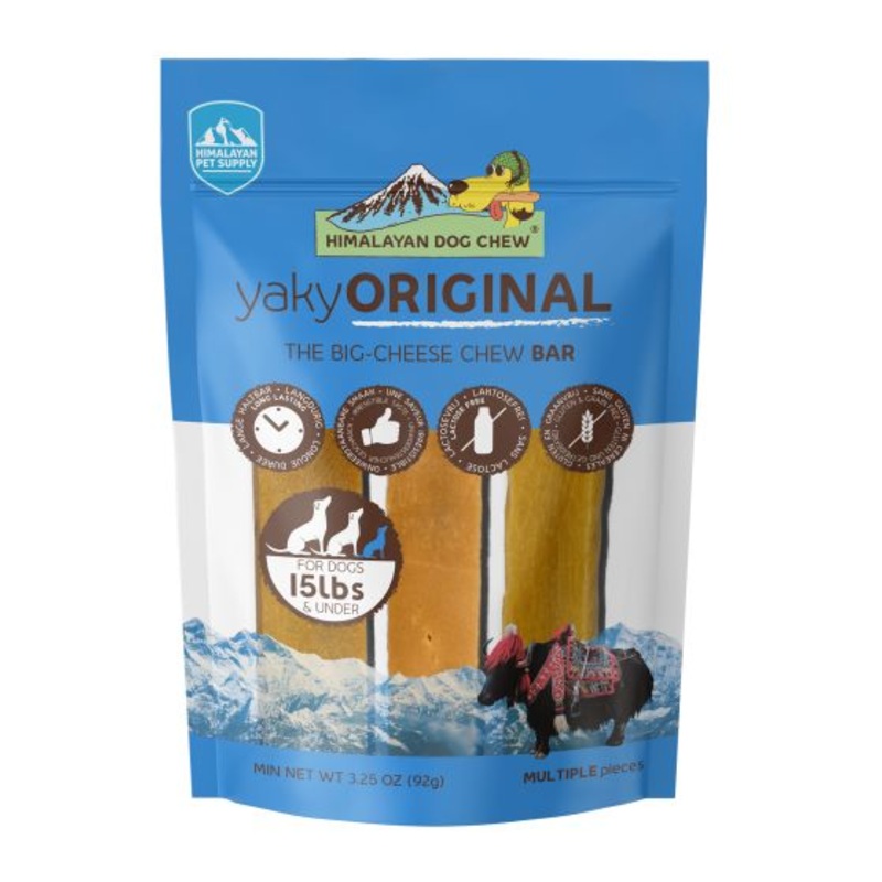 THE ORIGINAL HIMALAYAN DOG CHEW CHEESE  CHEW - 15LB & UNDER : 3PACK