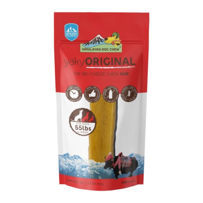 THE ORIGINAL HIMALAYAN DOG CHEW CHEESE  CHEW - 55LB & UNDER