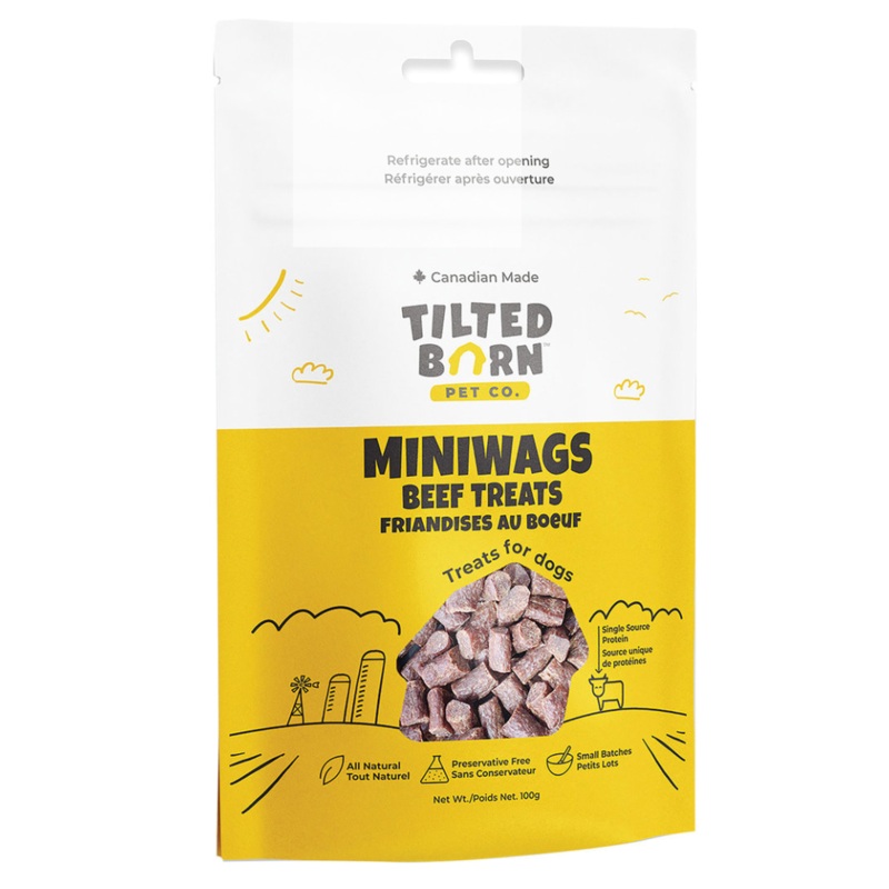TILTED BARN MINIWAGS - CANADIAN BEEF DOG TREATS