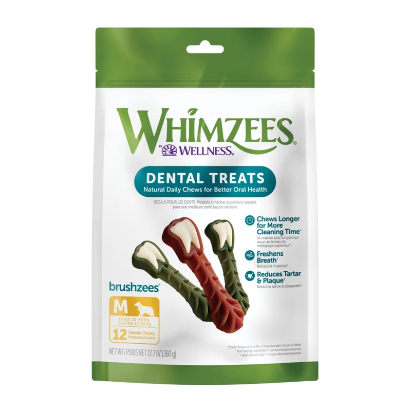 WHIMZEES DENTAL POUCHES - BRUSHZEES
