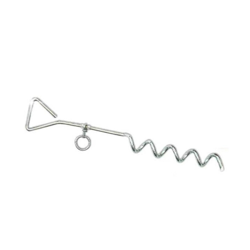 Bud'z Metal Spiral Stake Dog 16inTie Out