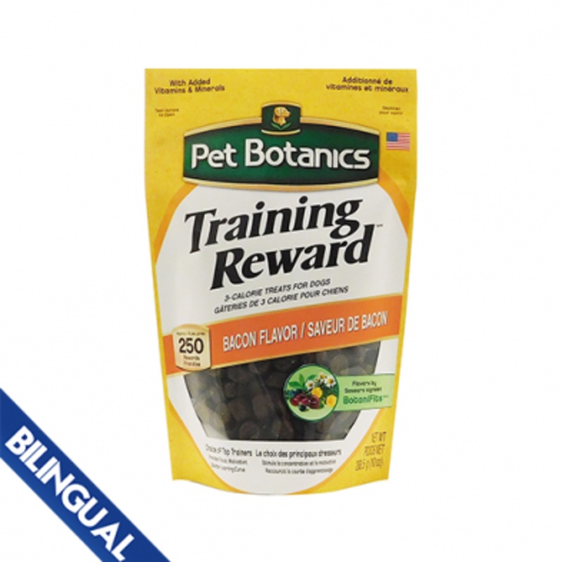 CARDINAL LABS PET BOTANICS TRAINING REWARD BACON DOG TREAT