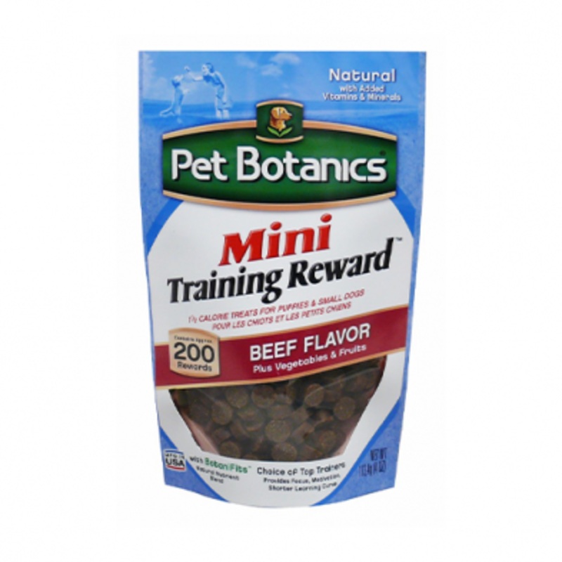 CARDINAL LABS PET BOTANICS TRAINING REWARD BEEF DOG TREAT 4 OZ