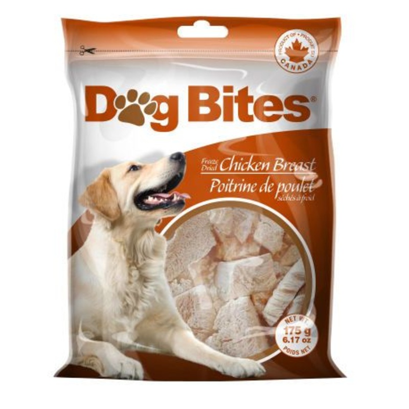 DOG BITES FREEZE-DRIED CHICKEN BREAST