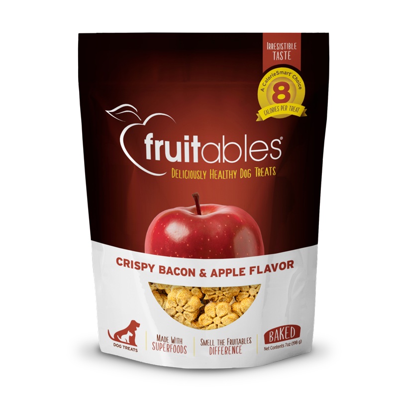 FRUITABLES CRISPY BACON & APPLE DOG TREATS