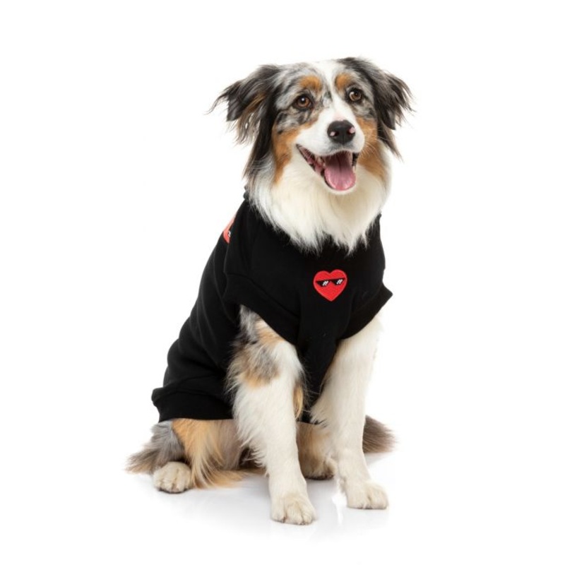 FUZZYARD HEARTBRAKER HOODIE : BLACK