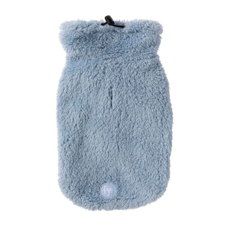 FUZZYARD TURTLE TEDDY SWEATER : WASHED BLUE