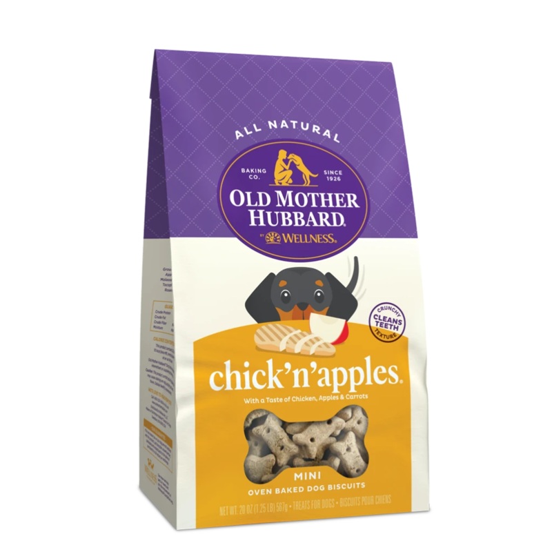 OLD MOTHER HUBBARD CRUNCHY CLASSIC BISCUITS : CHICK'N APPLES