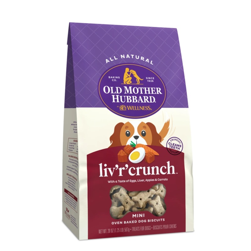 OLD MOTHER HUBBARD CRUNCHY CLASSIC BISCUITS: LIVR CRUNCH