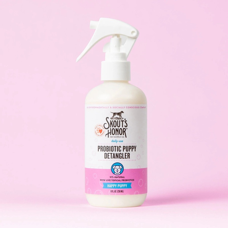 SKOUTS HONOR PROBIOTIC DETANGLER- HAPPY PUPPY