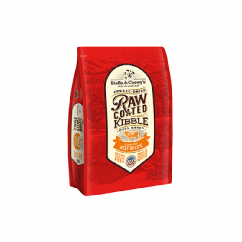 STELLA & CHEWY'S GRASS-FED BEEF RAW COATED KIBBLE DRY DOG FOOD