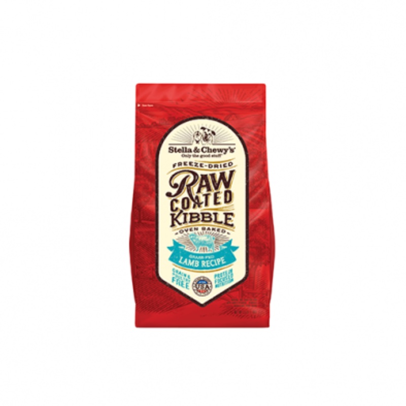 STELLA & CHEWY'S GRASS-FED LAMB RAW COATED KIBBLE DRY DOG FOOD