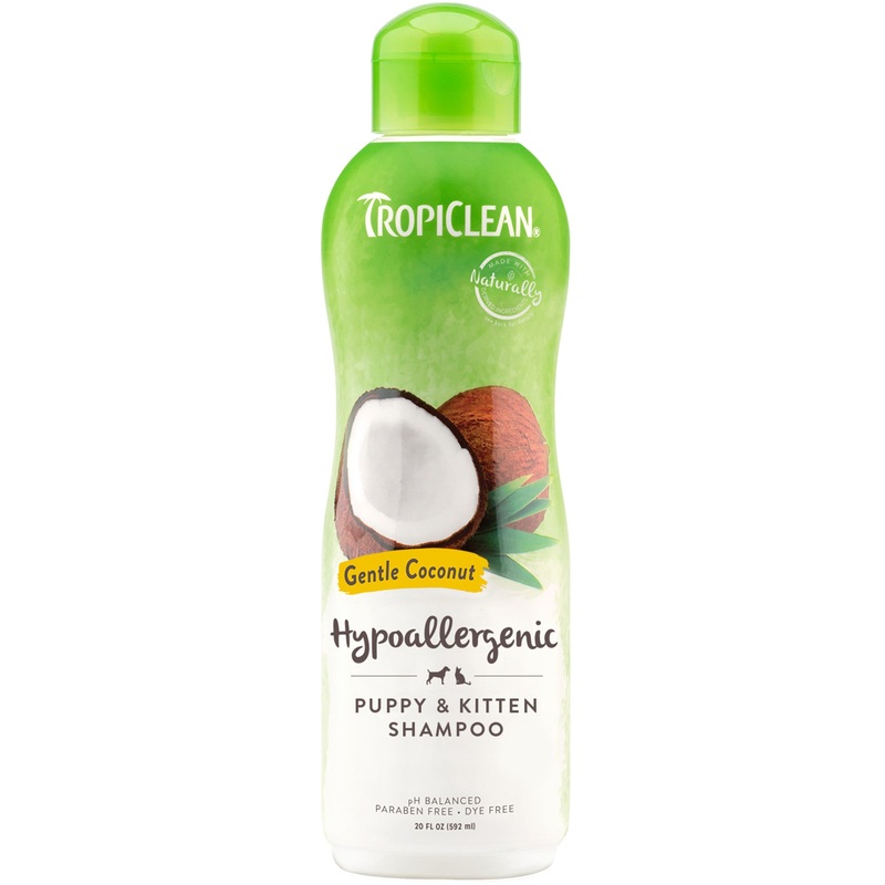 TROPICLEAN GENTLE COCONUT HYPOALLERGENIC SHAMPOO