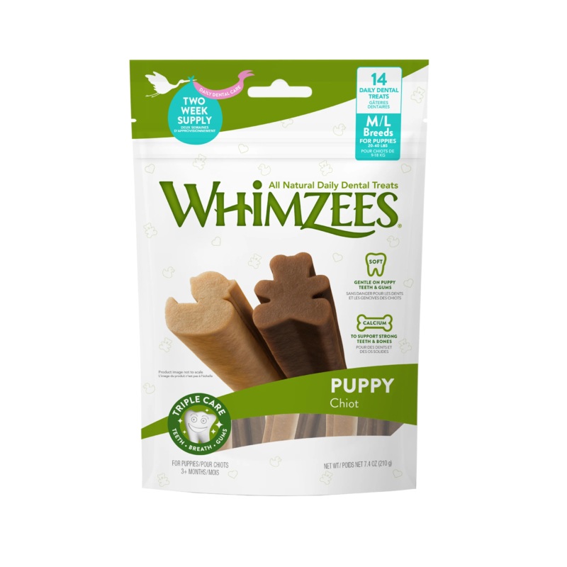 WHIMZEES DENTAL POUCHES - PUPPY