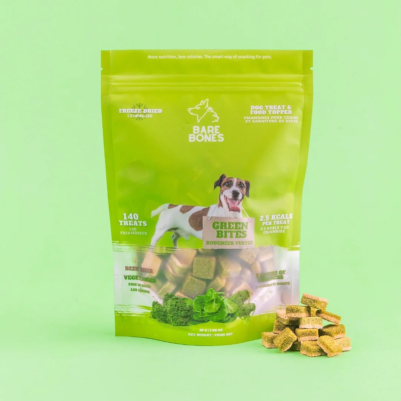 BARE BONES GREEN BITES DOG TREATS