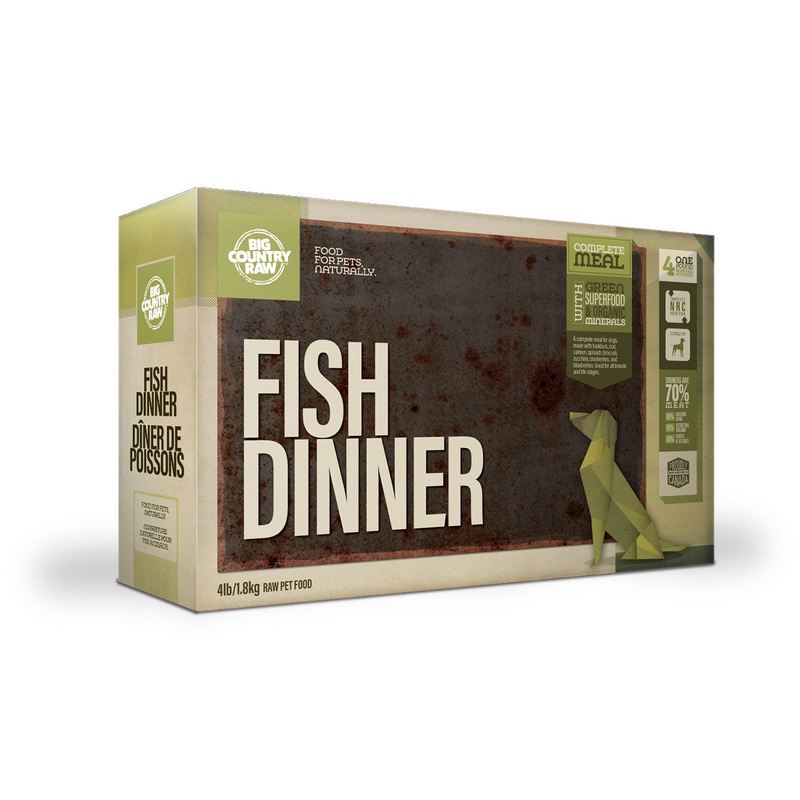 BIG COUNTRY RAW DINNER CARTON - FISH