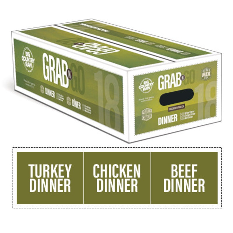 BIG COUNTRY RAW GRAB N GO DINNER DEAL
