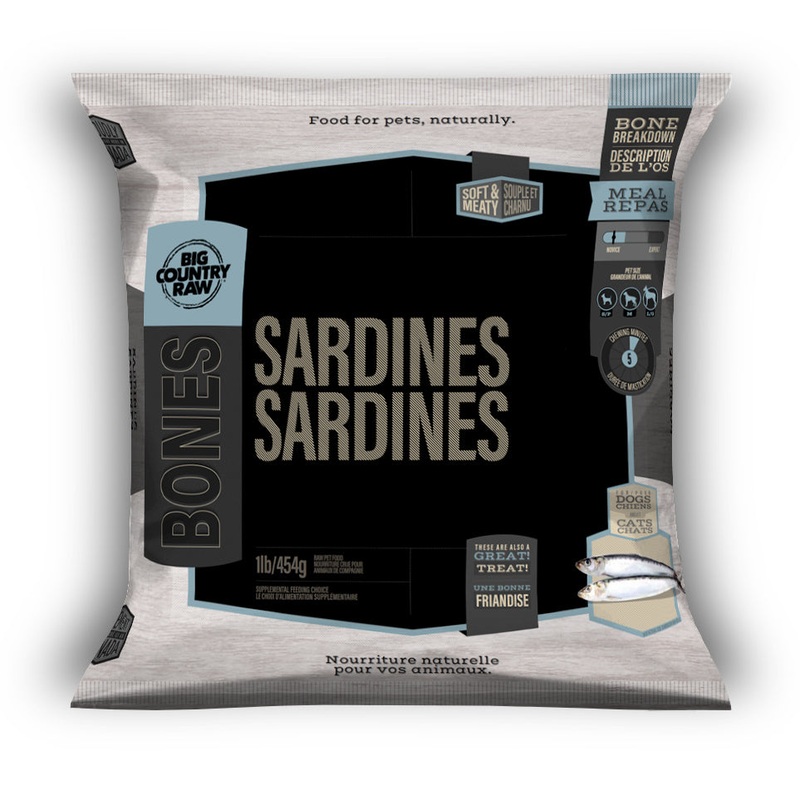 BIG COUNTRY RAW MEATY BONES - SARDINES