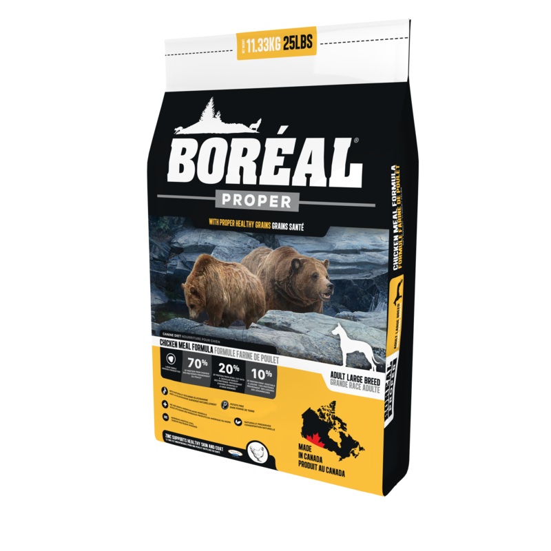 BORAL PROPER LARGE BREED CHICKEN MEAL - LOW CARB GRAINS DOG FOOD
