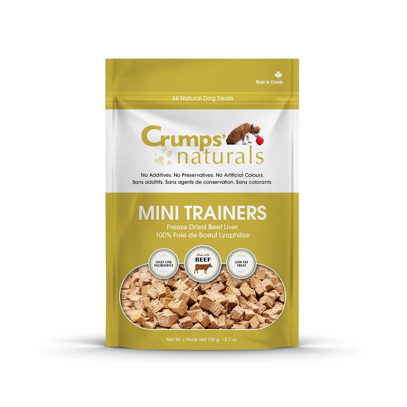 CRUMPS NATURALS FREEZE-DRIED BEEF LIVER MINI TRAINER DOG TREATS