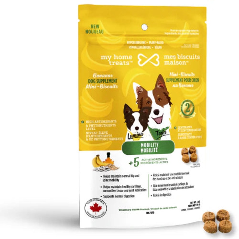 HYPOALLERGENIC MY HOME TREATS TRAINING TREATS FOR DOGS WITH BANANA & COCONUT