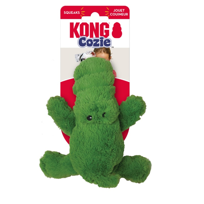 KONG COZIE ALI ALIGATOR DOG TOY