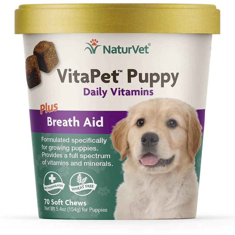 NATURVET VITAPET PUPPY DAILY VITAMINS SOFT CHEWS