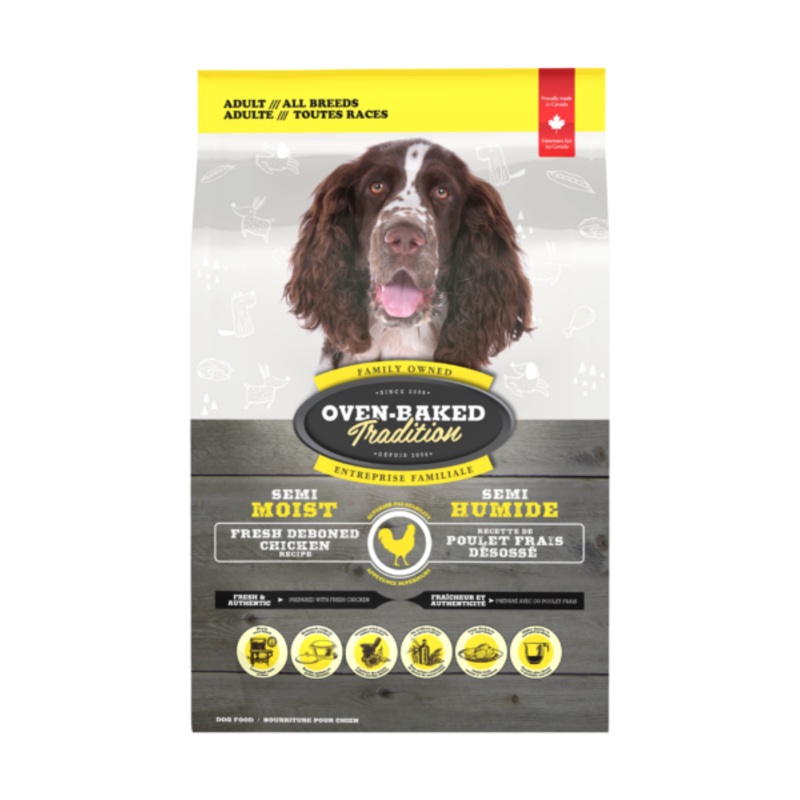 OVEN BAKED TRADITION DOG FOOD SEMI-MOIST FOOD FOR ALL BREED ADULT DOGS  CHICKEN