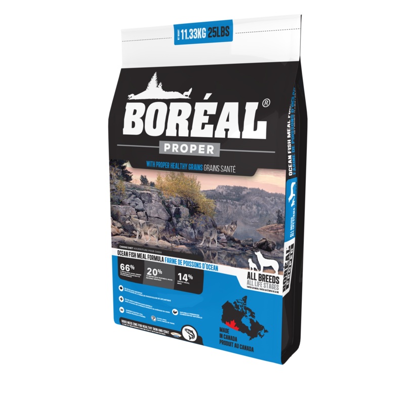 BORAL PROPER OCEAN FISH MEAL - LOW CARB GRAINS DOG FOOD